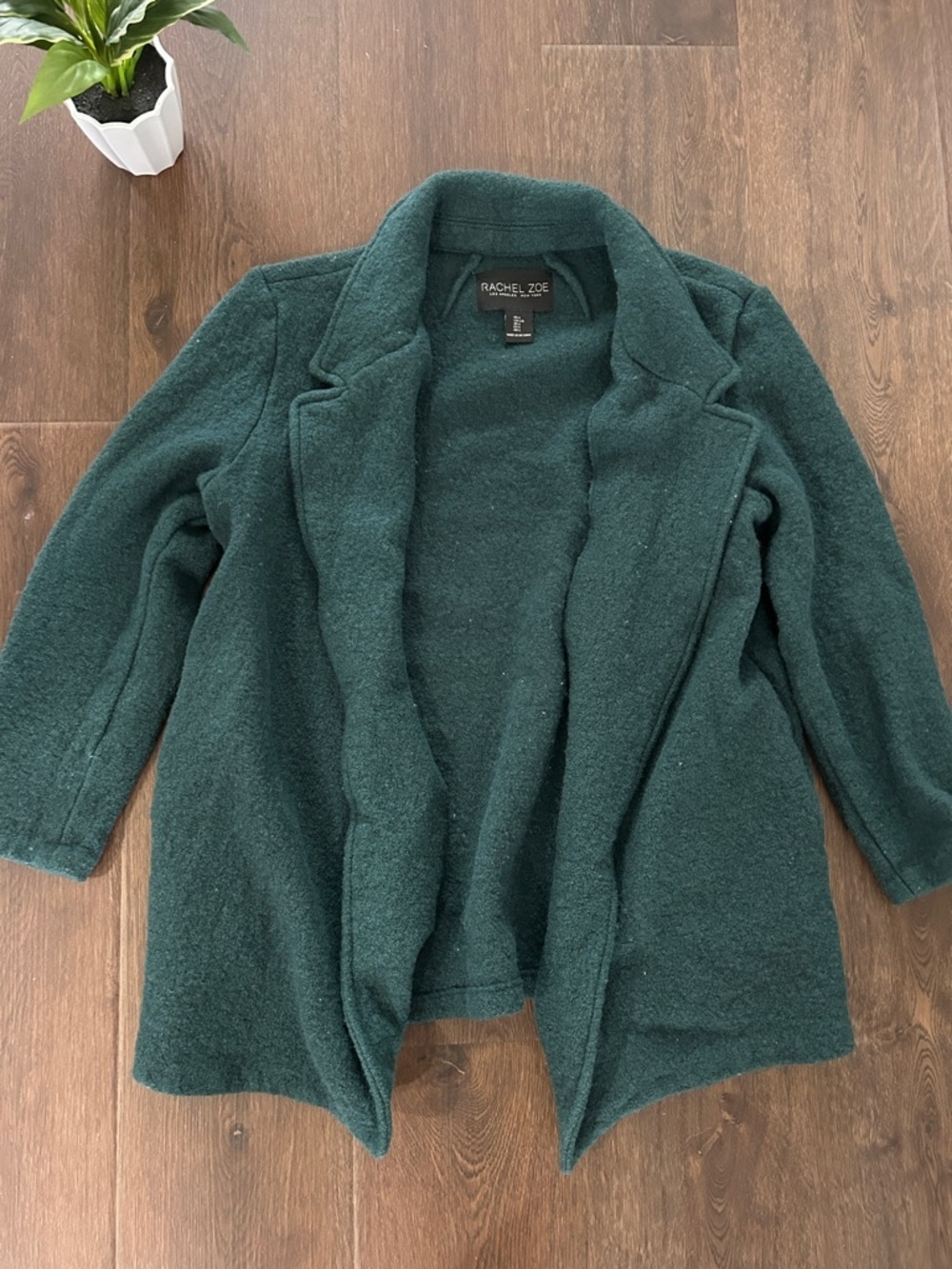 Rachel Zoe Wool Green Jacket | Rachel Zoe Jacket | Wool Jacket